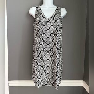 Old Navy Shift Dress, Damask Pattern, size Small